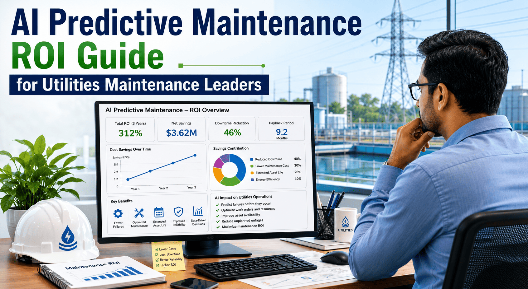 AI Predictive Maintenance ROI Guide for Utilities Maintenance Leaders