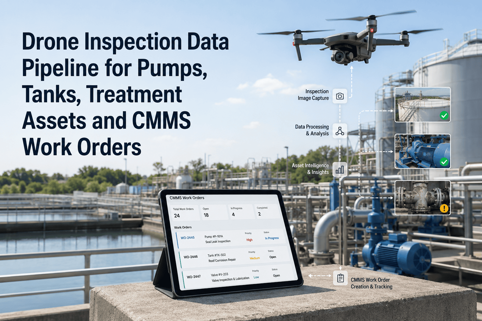 drone-inspection-data-pipeline-for-pumps-tanks-and-treatment-assets-and-cmms-work-orders