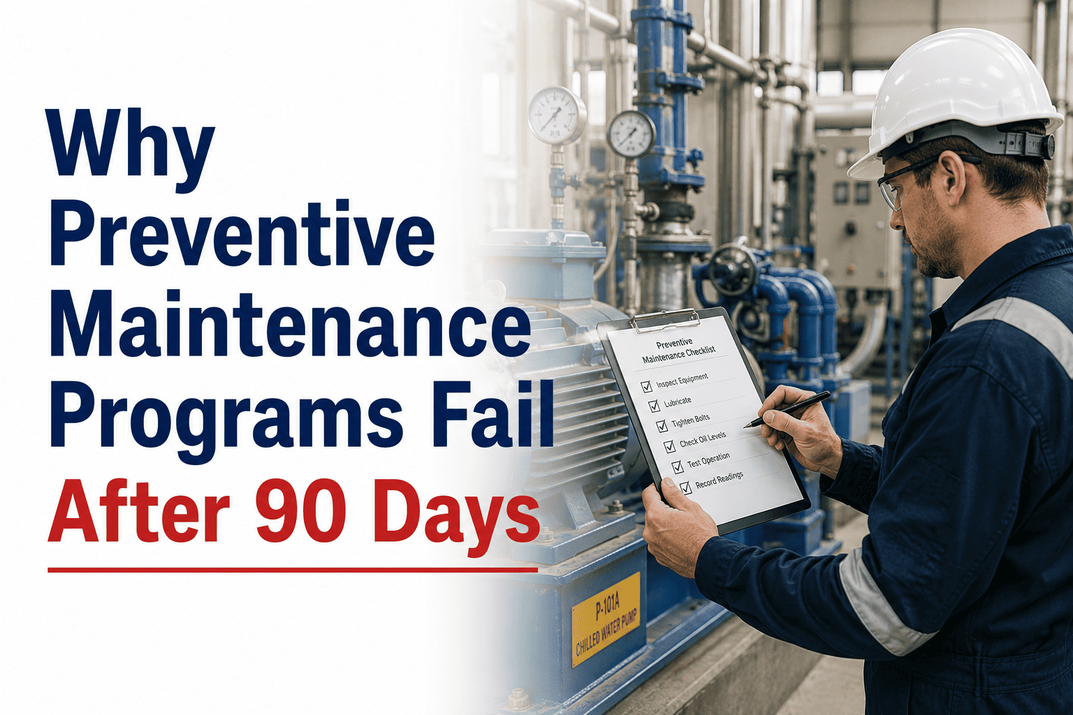 Why Preventive Maintenance Programs Fail After 90 Days