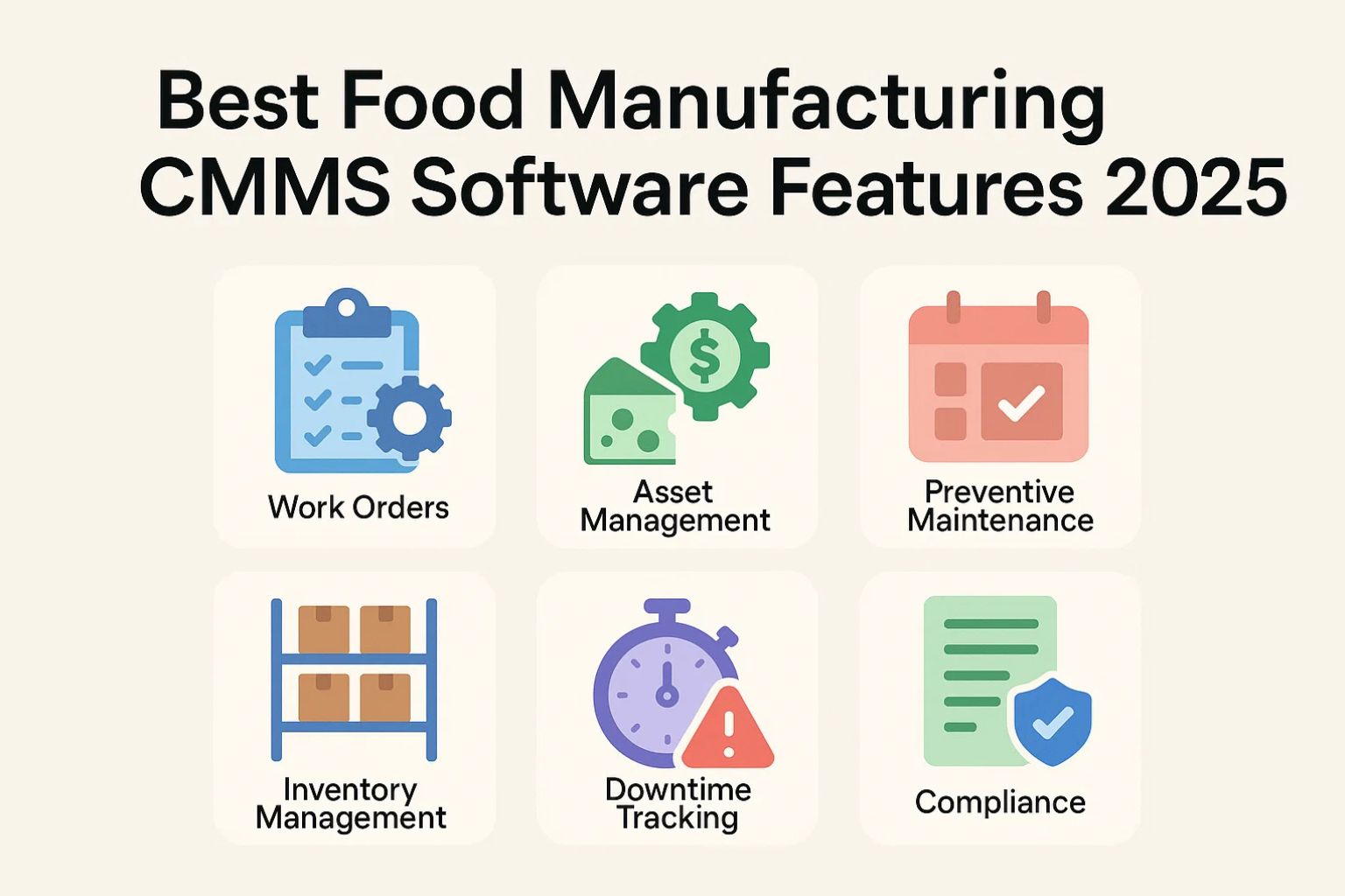 best-food-manufacturing-cmms-software
