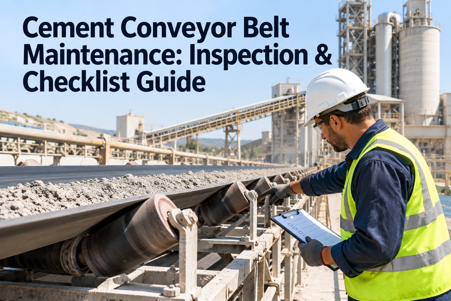 cement-conveyor-belt-maintenance-inspection-checklist