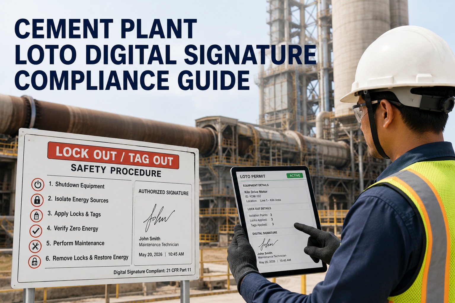 cement-plant-loto-digital-signature-compliance-guide