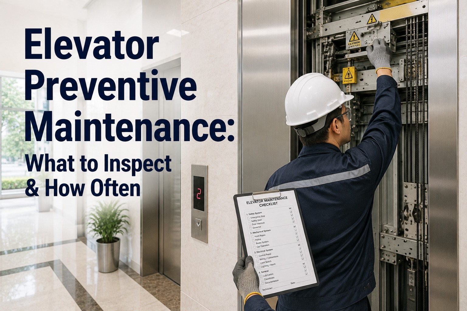 elevator-passenger-preventive-maintenance-checklist