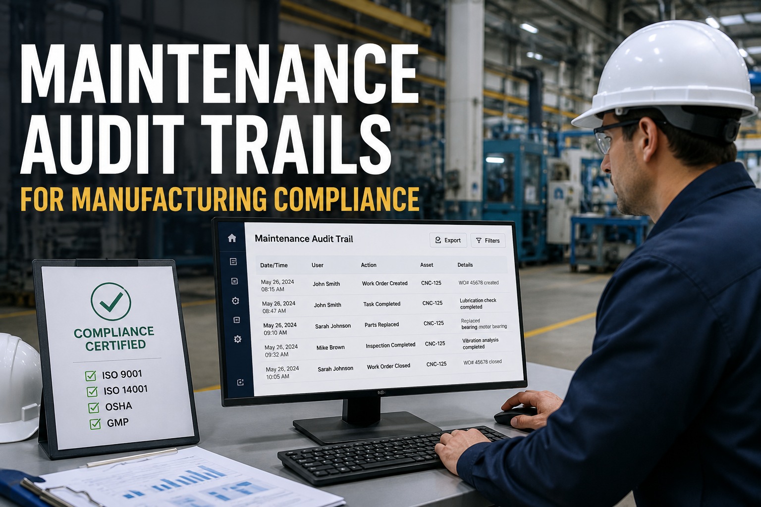 maintenance-audit-trails-manufacturing-compliance