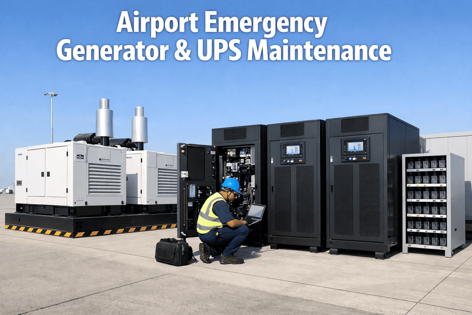 airport-emergency-generator-ups-system-maintenance