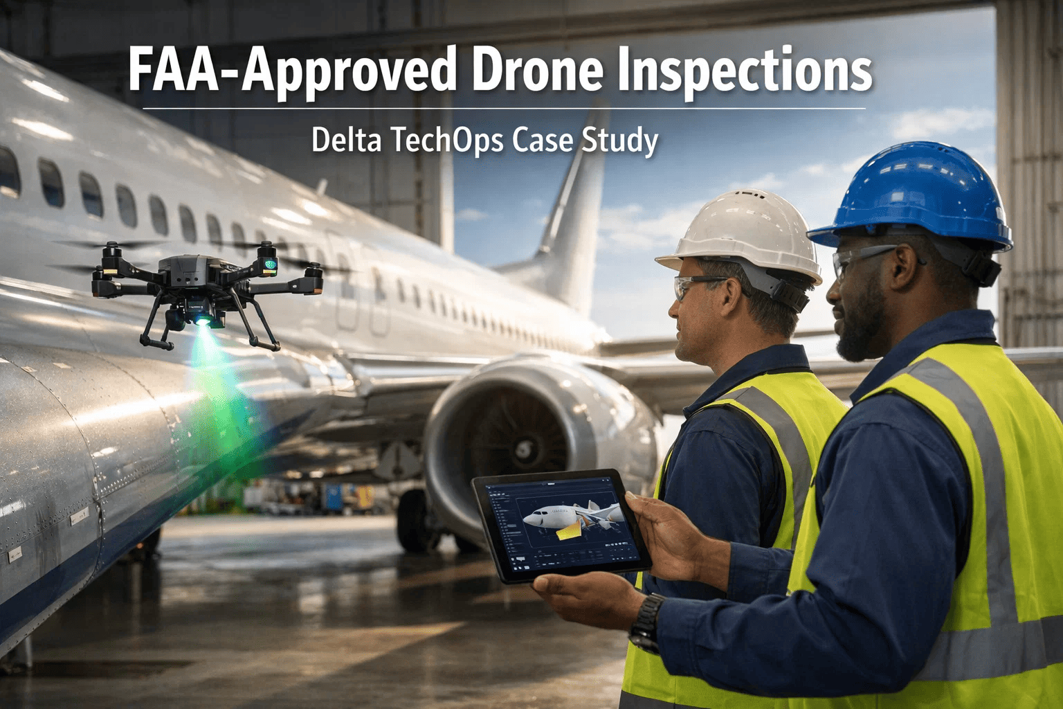 How Delta TechOps Pioneered FAA-Approved Drone Inspections