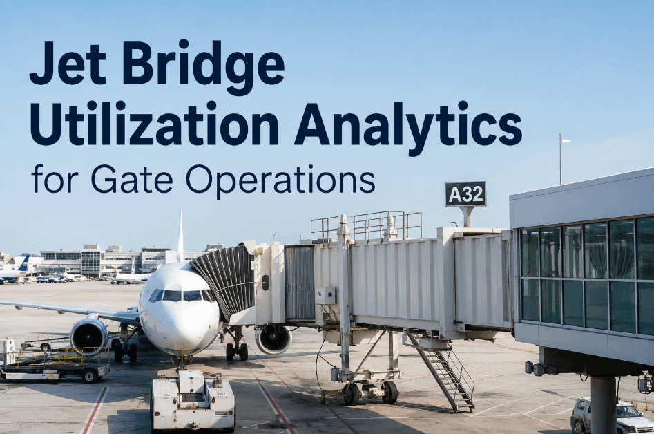 Jet Bridge Utilization Analytics for Gate Operations