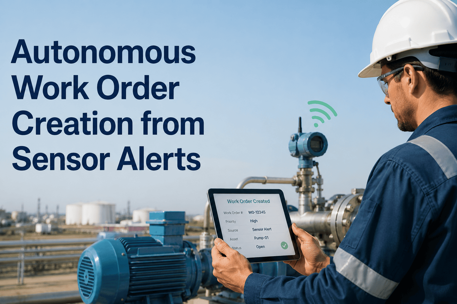 Reddit Work Sensor Autonomous Work Order Creation from Sensor Alerts