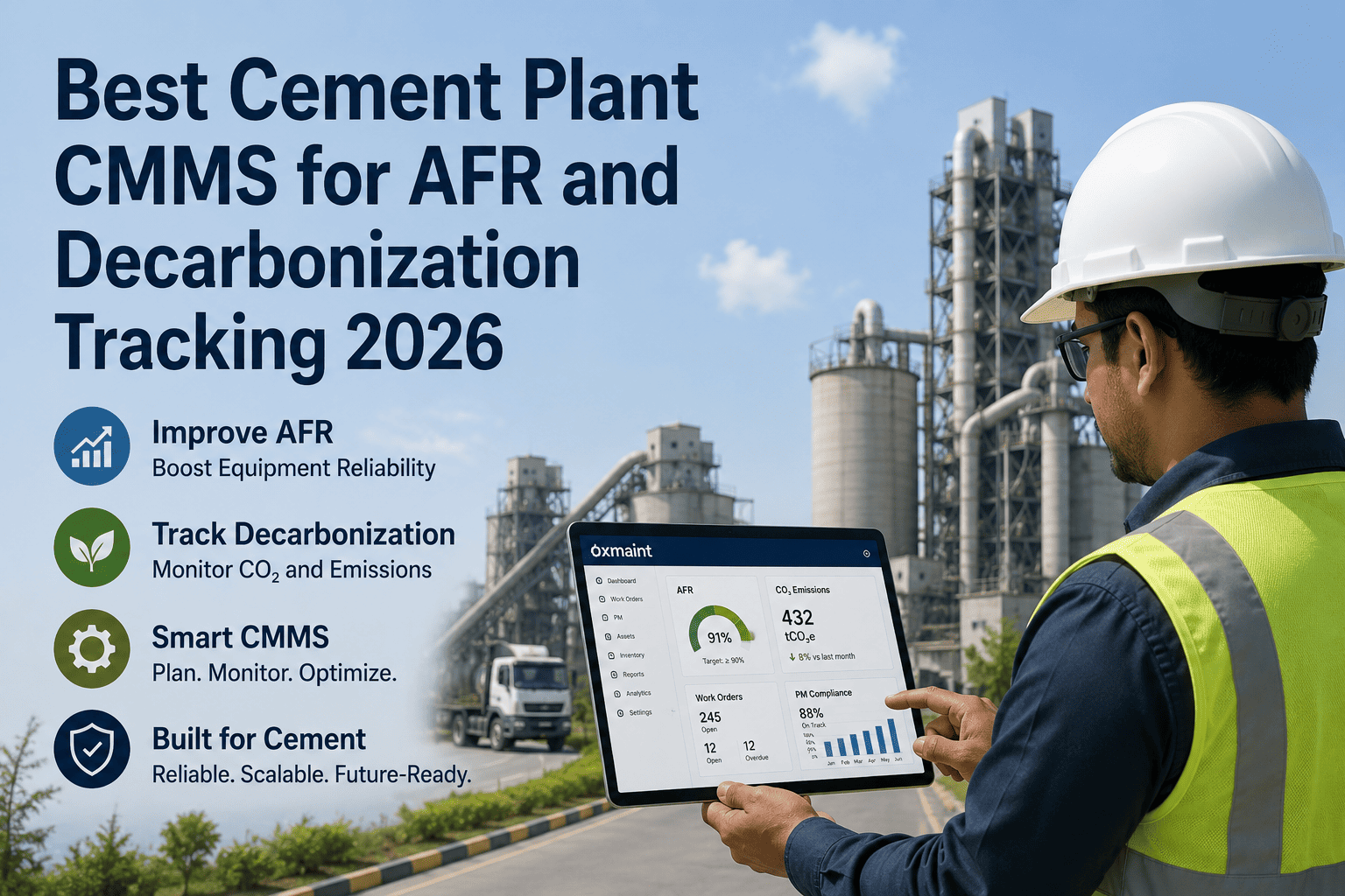 Best Cement Plant CMMS for AFR and Decarbonization Tracking 2026