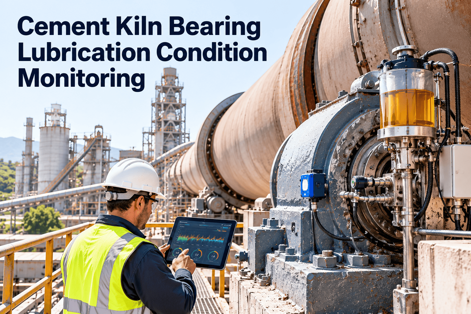 cement-kiln-bearing-lubrication-condition-monitoring