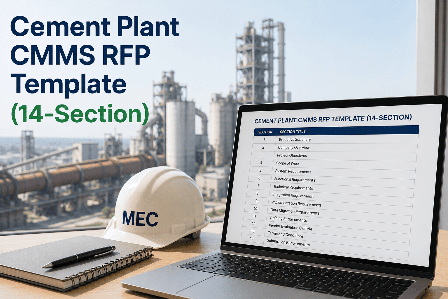 cement-plant-cmms-rfp-template-14-section