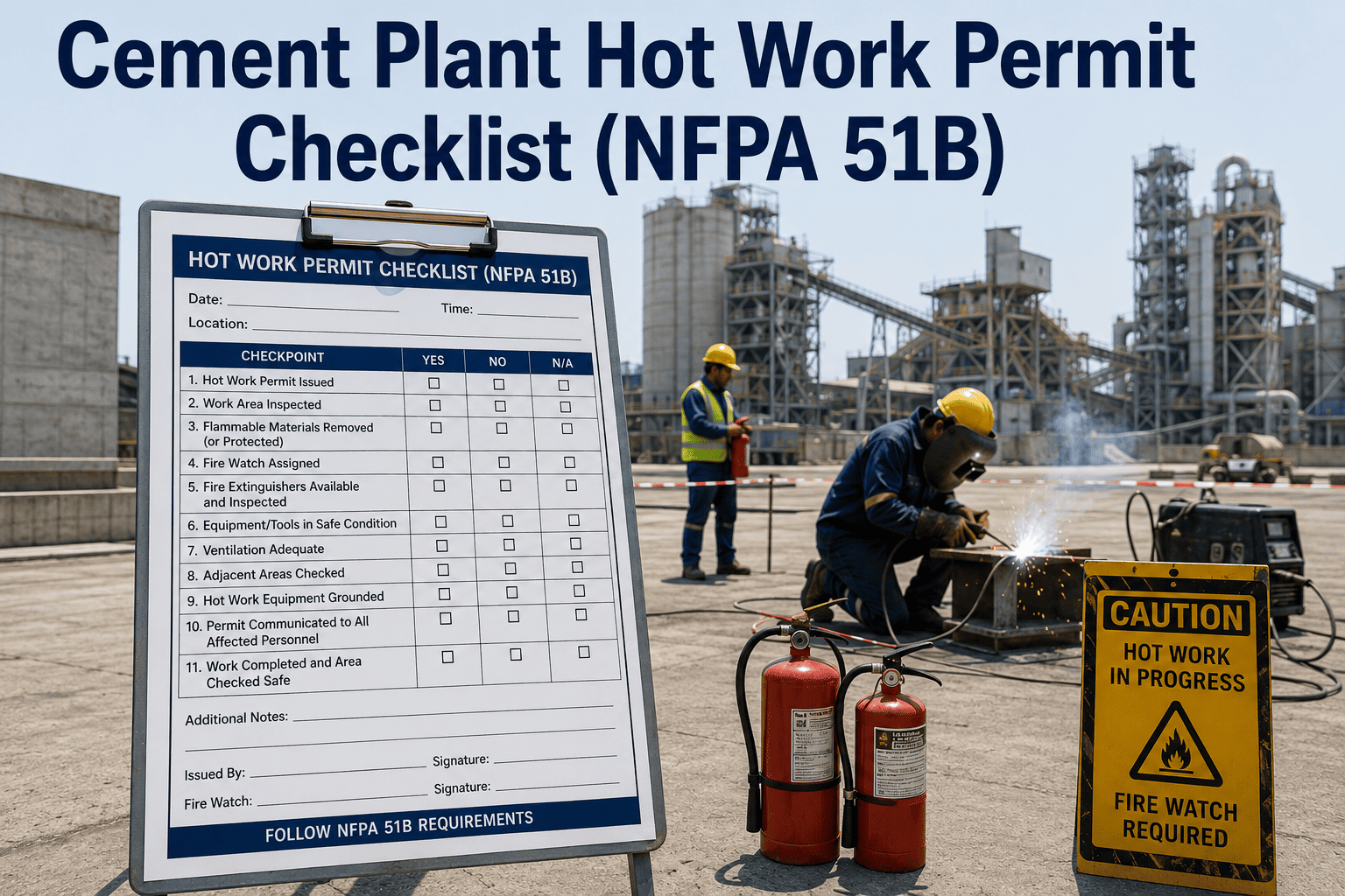cement-plant-hot-work-permit-checklist-nfpa-51b
