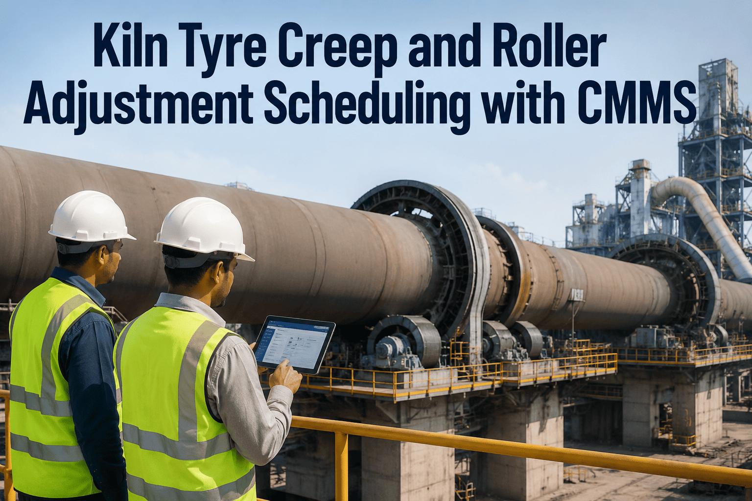 cement-plant-kiln-tyre-creep-roller-adjustment-cmms-schedule
