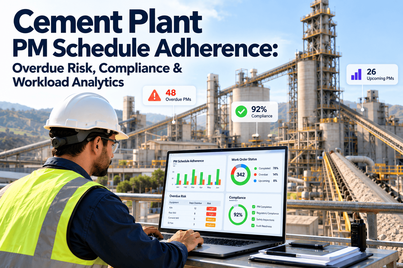 cement-plant-pm-schedule-adherence-overdue-risk-compliance-workload-analytics