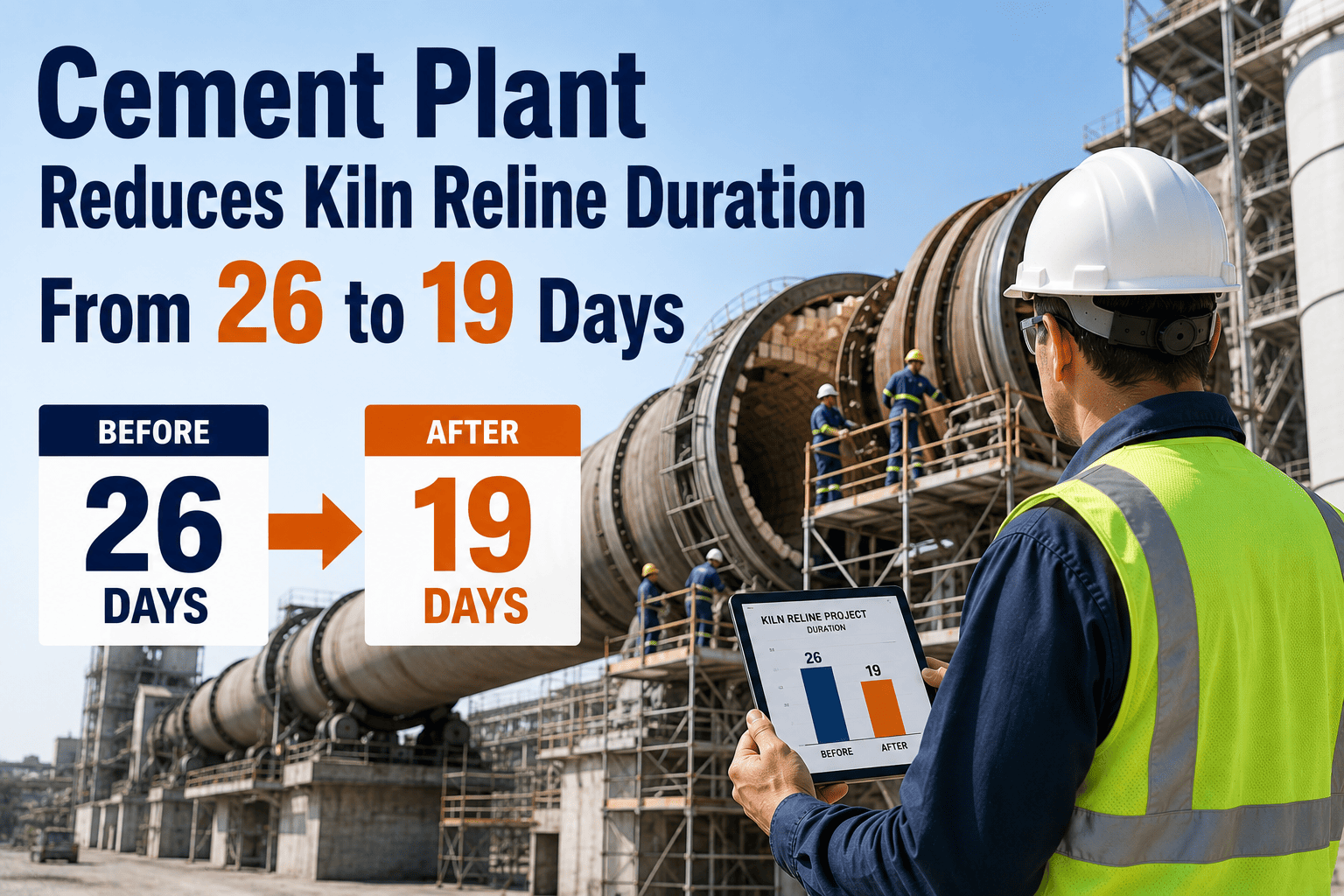 cement-plant-reduces-kiln-reline-duration-26-to-19-days