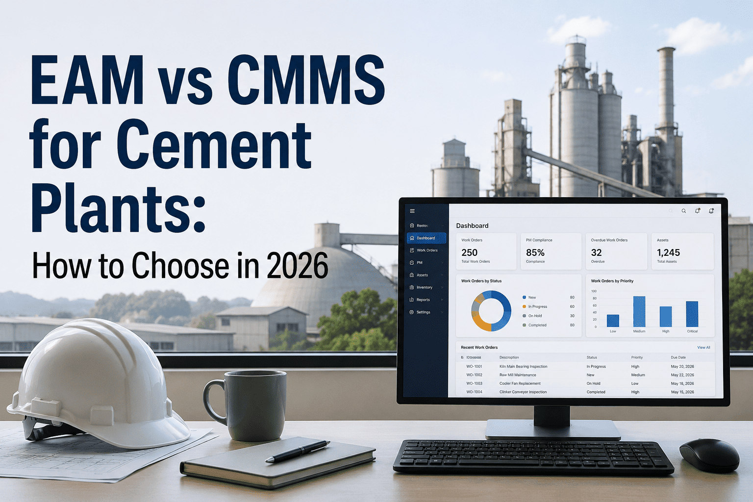 EAM vs CMMS for Cement Plants: How to Choose in 2026