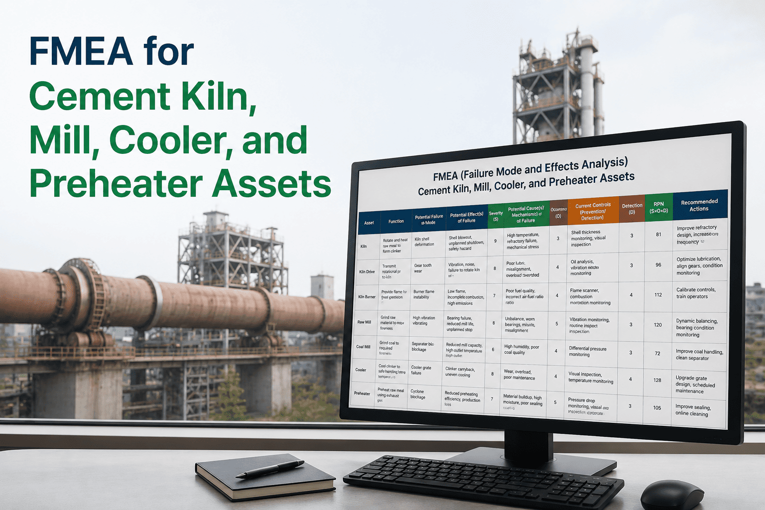 fmea-cement-kiln-mill-cooler-preheater-assets