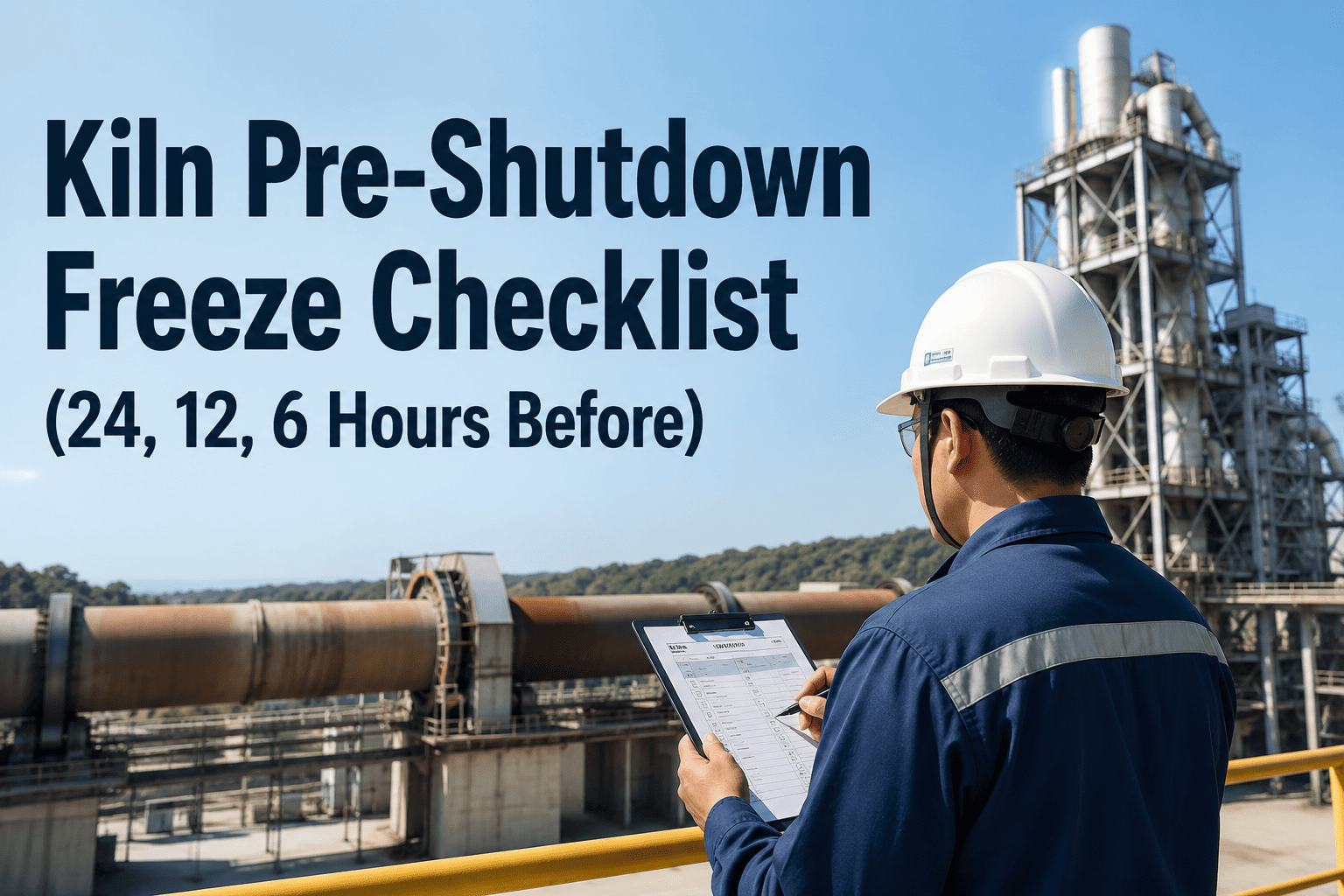 kiln-pre-shutdown-freeze-checklist-24-12-6-hours-before