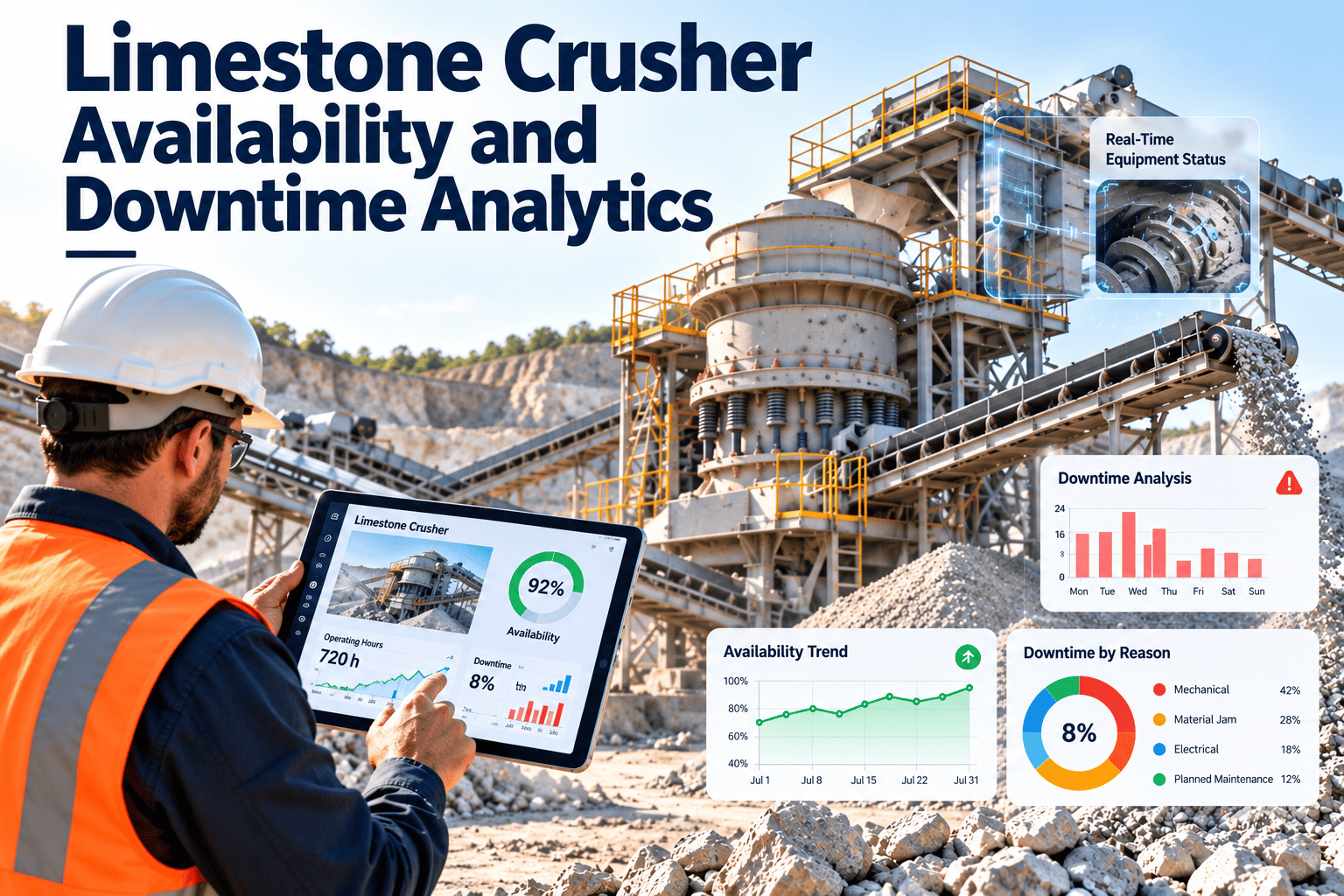limestone-crusher-availability-and-downtime-analytics