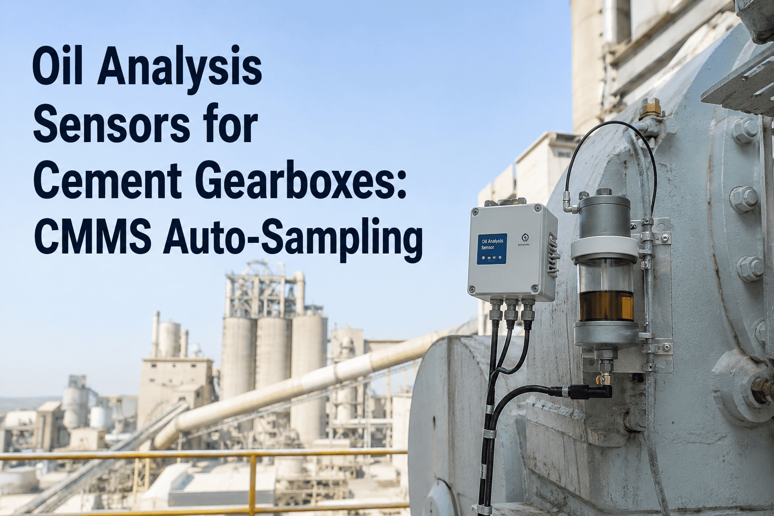 oil-analysis-sensors-cement-plant-gearbox-cmms-auto-sampling