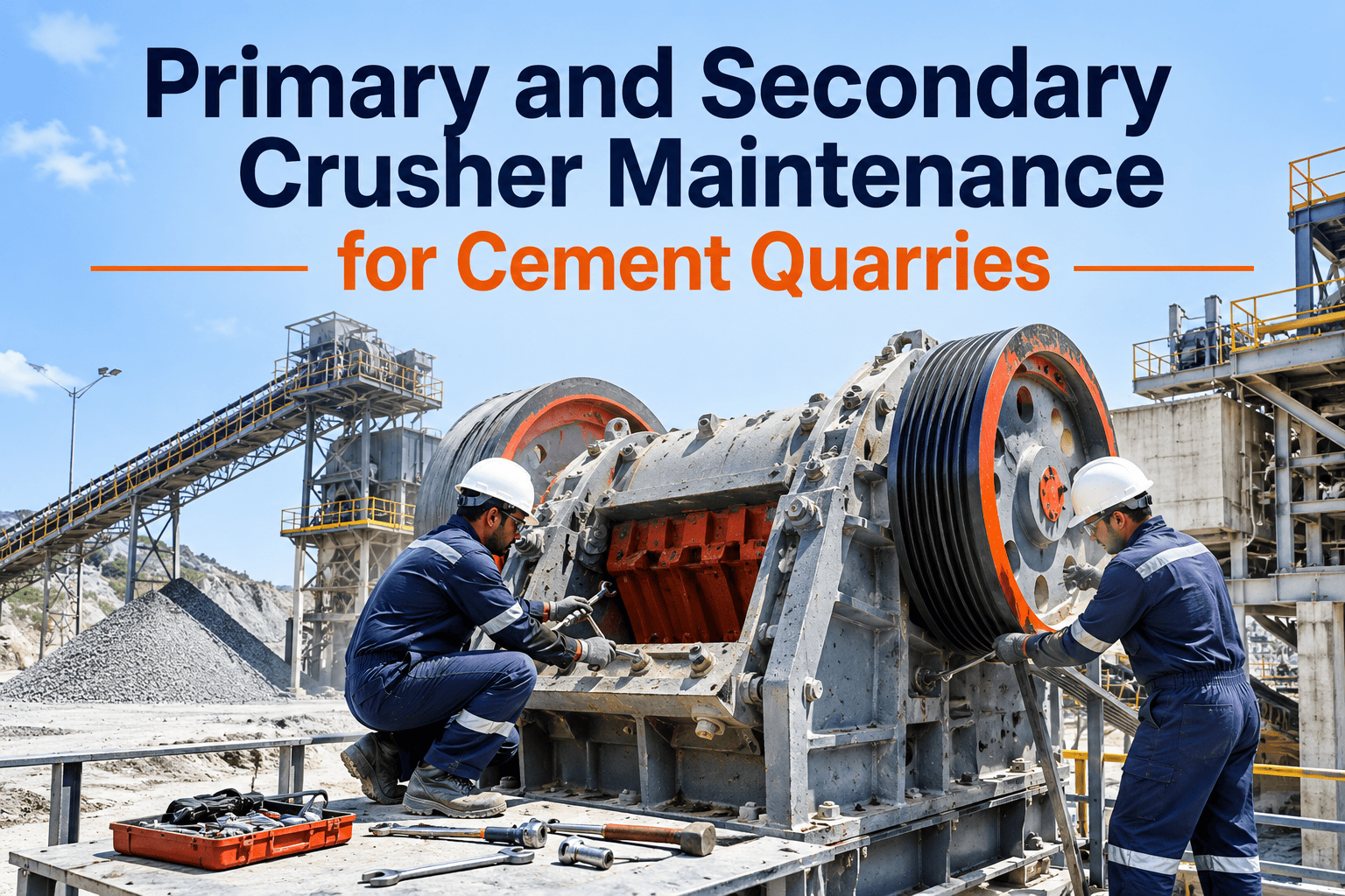 primary-secondary-crusher-maintenance-cement-quarries