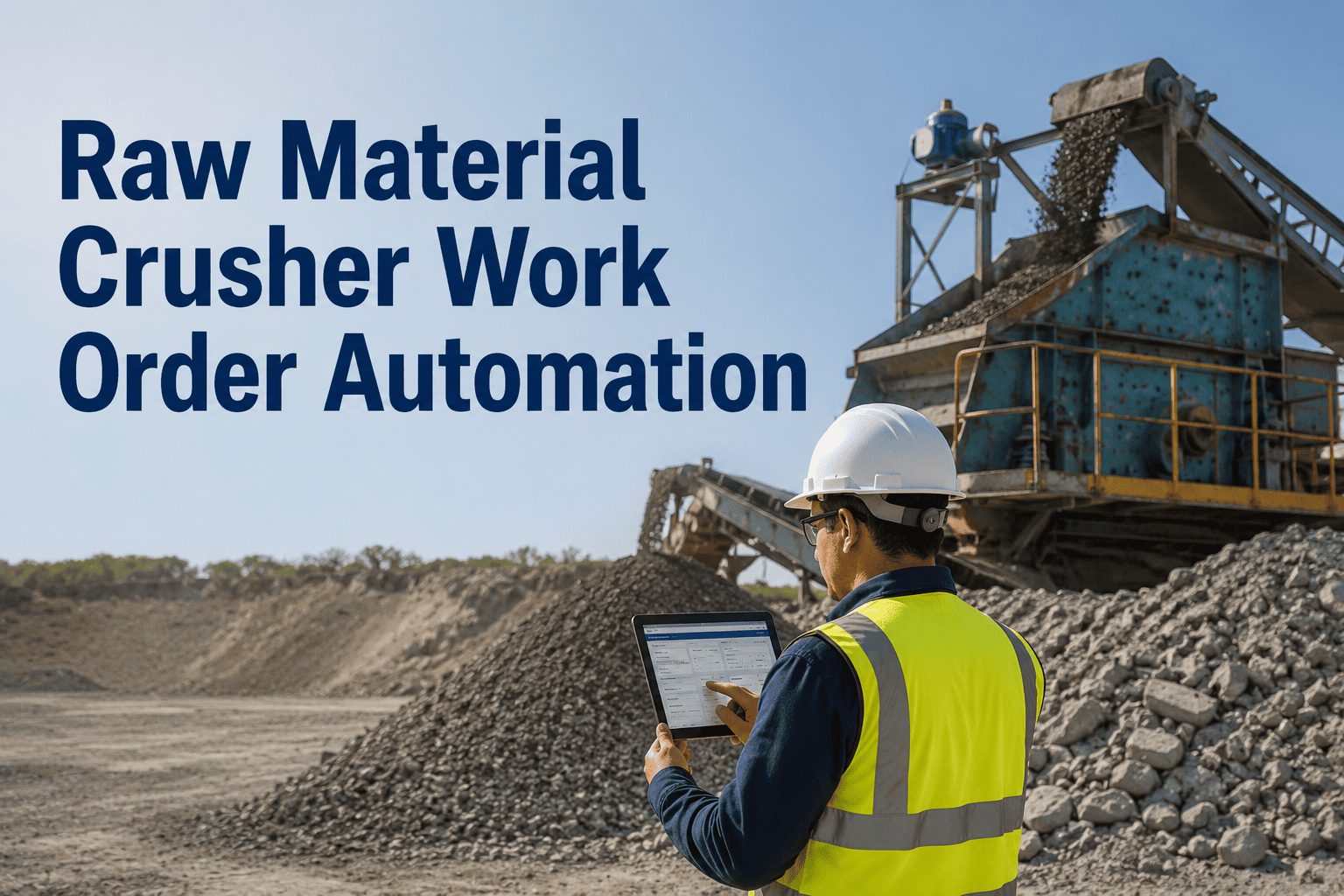 raw-material-crusher-work-order-automation