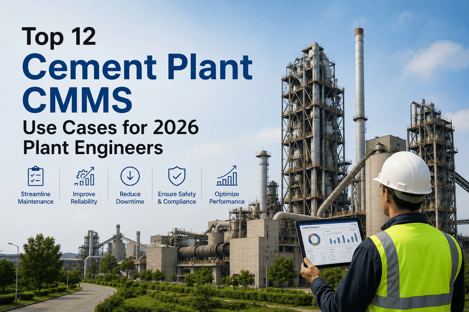 Top 12 Cement Plant CMMS Use Cases for 2026 Plant Engineers