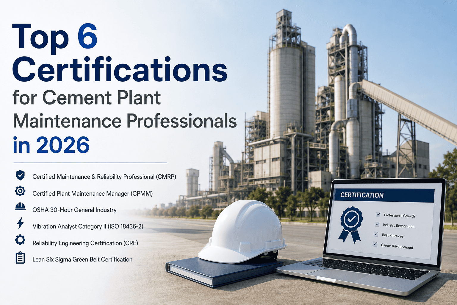 Top 6 Certifications for Cement Plant Maintenance Professionals in 2026