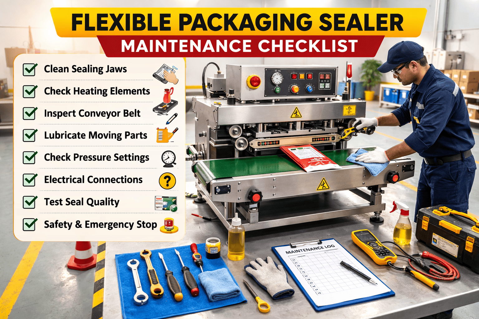 flexible-packaging-sealer-maintenance-checklist