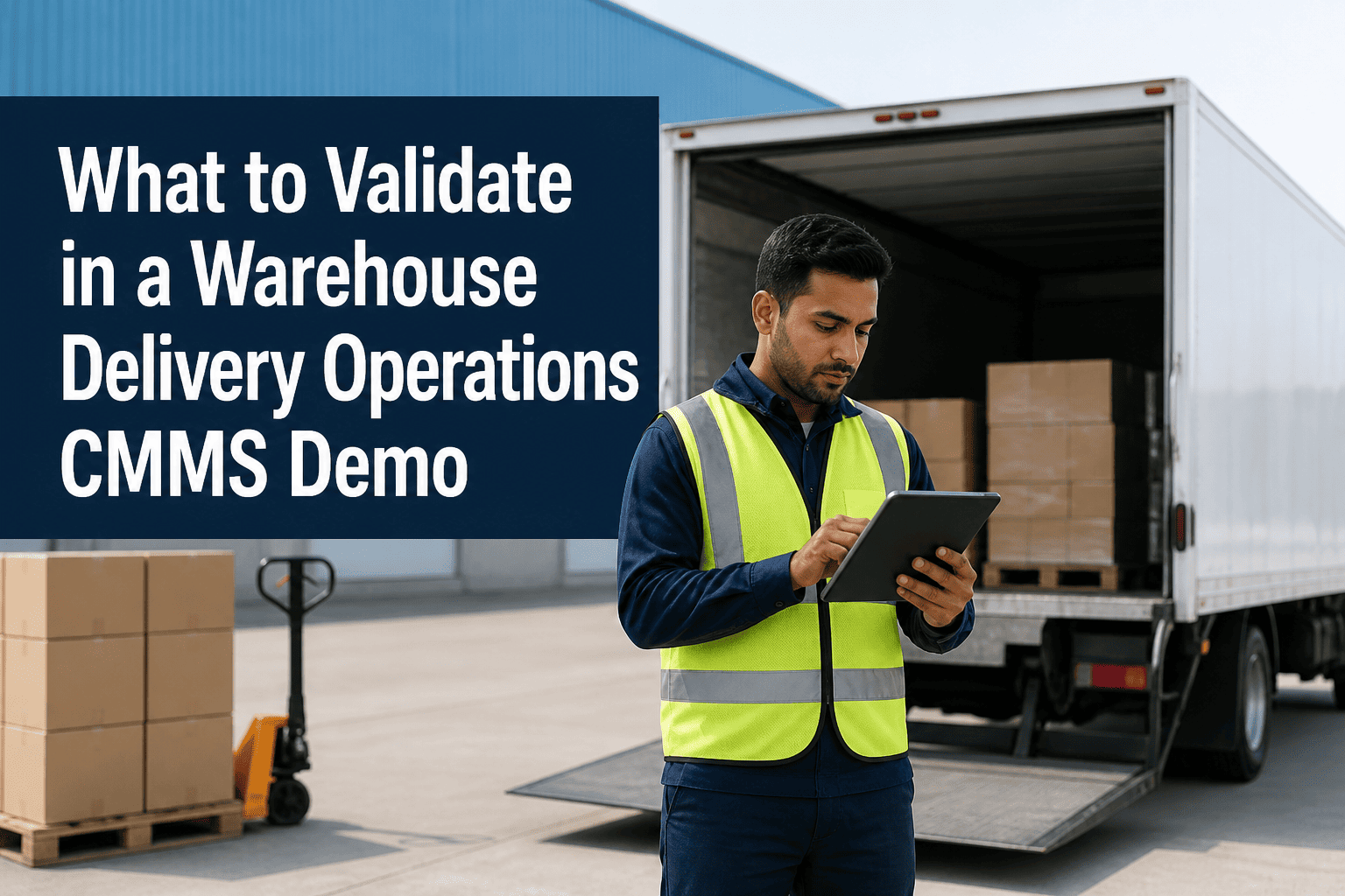 What to Validate in a Warehouse Delivery Operations CMMS Demo