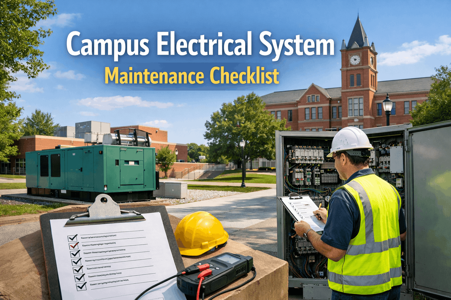 campus-electrical-system-maintenance-checklist