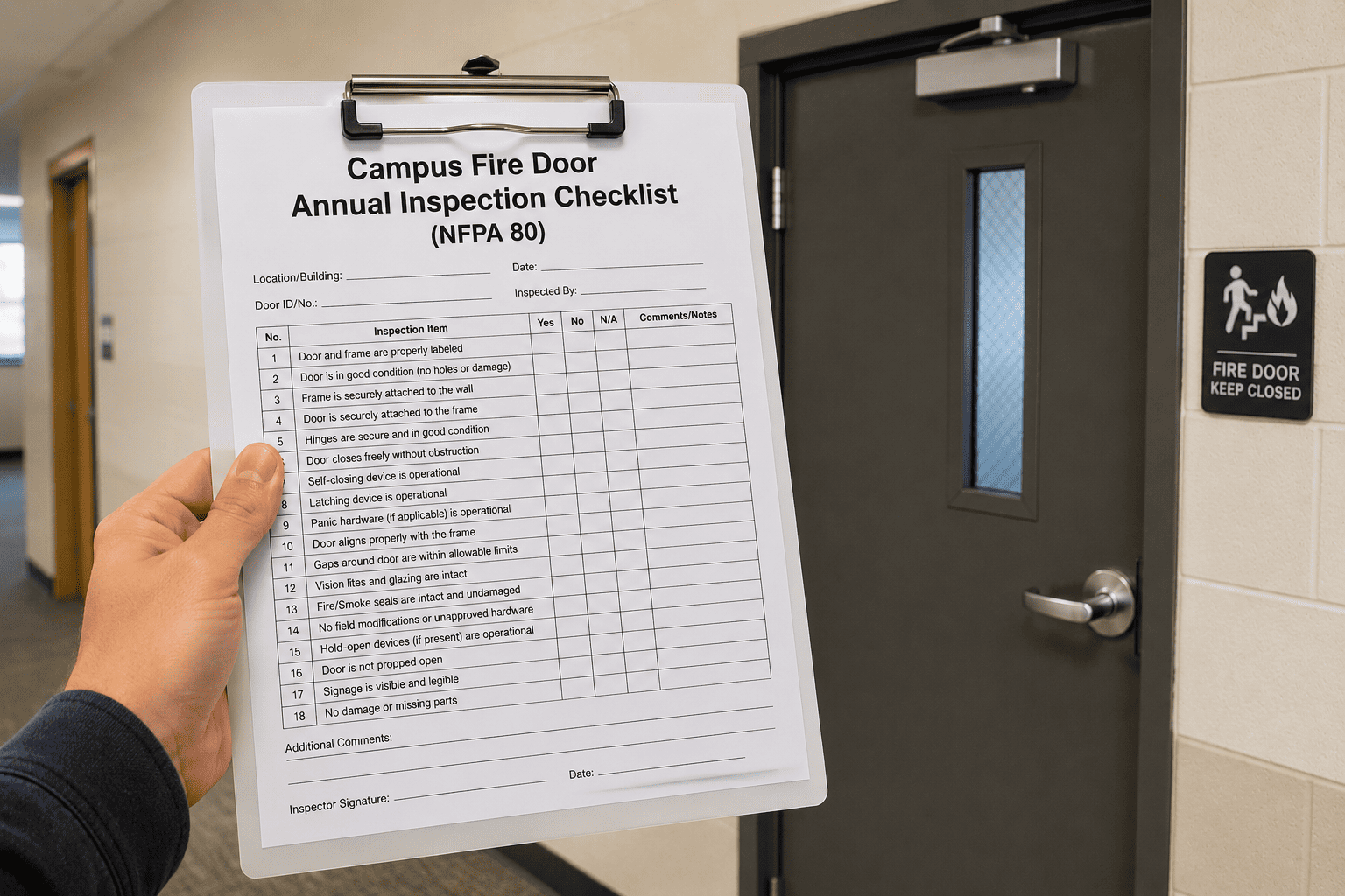 campus-fire-door-annual-inspection-checklist-nfpa