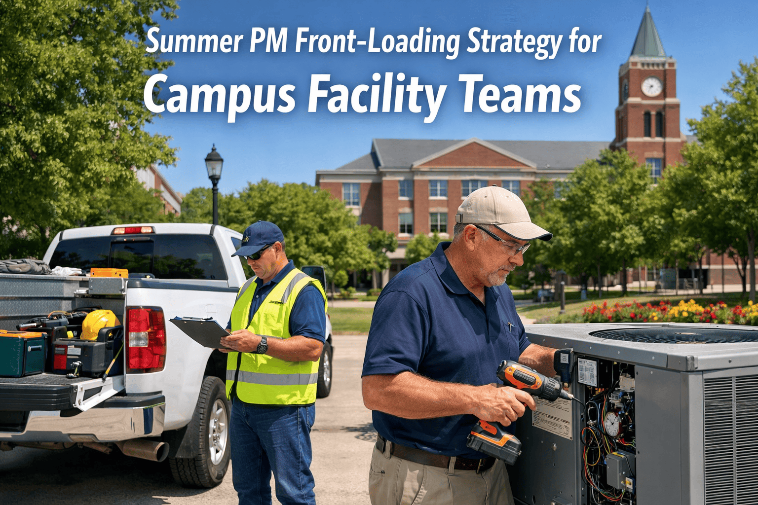 campus-maintenance-summer-pm-frontloading-strategy