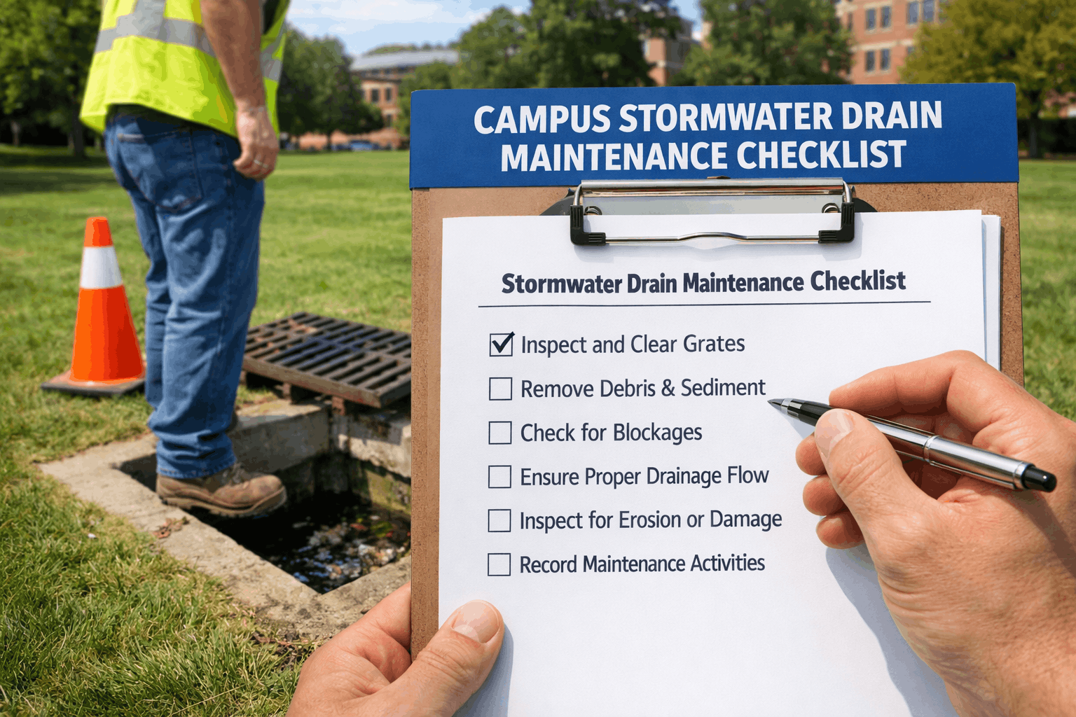 campus-stormwater-drain-maintenance-checklist