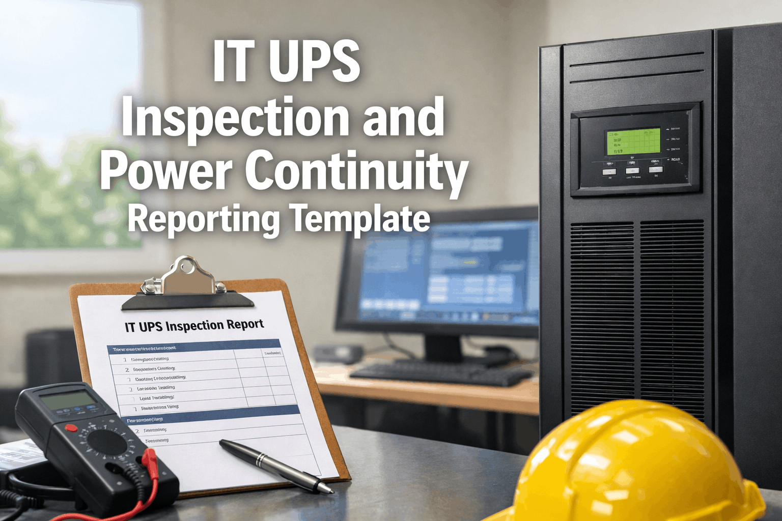 it-ups-inspection-and-power-continuity-reporting-template