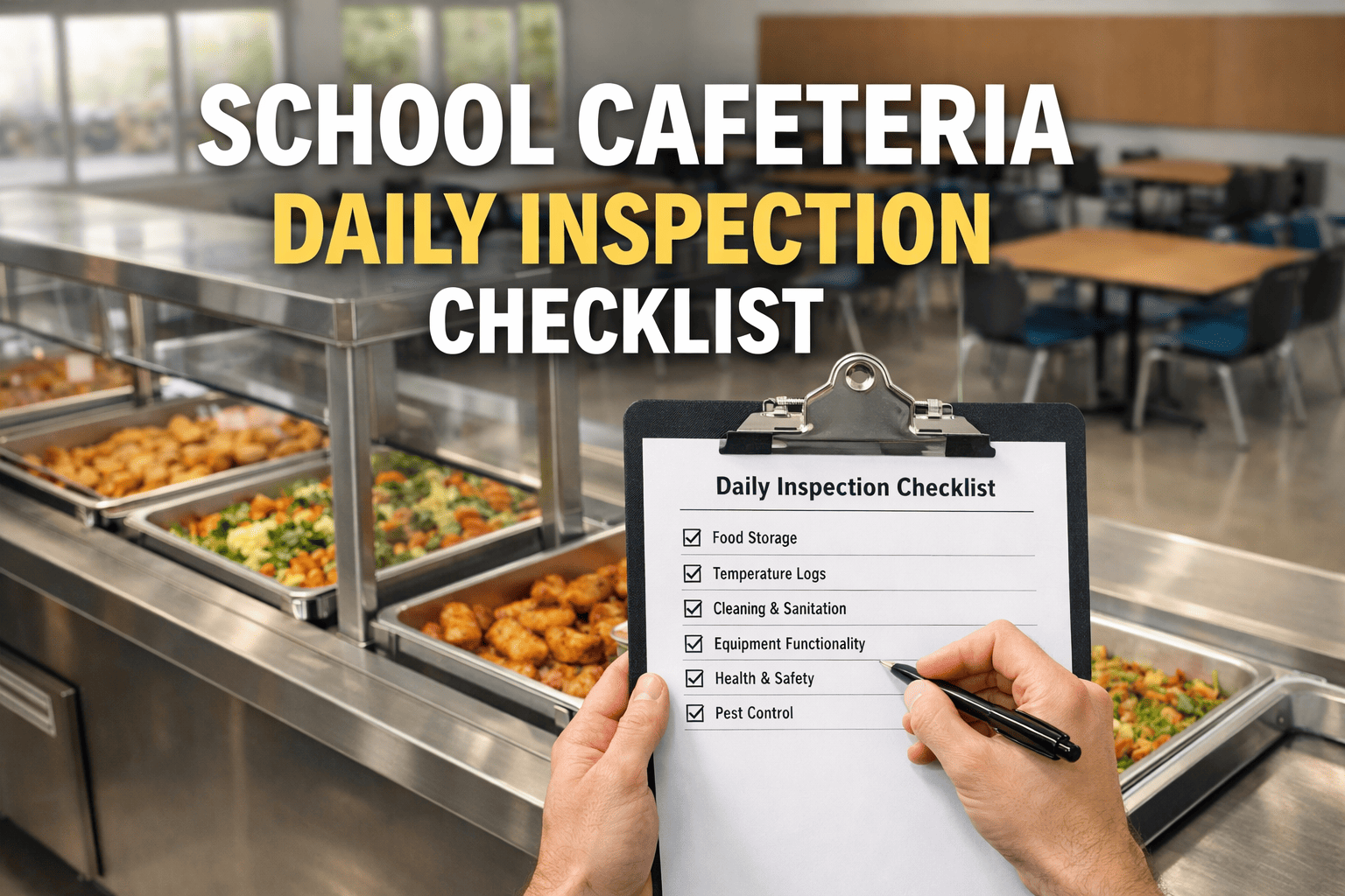 school-cafeteria-daily-inspection-checklist