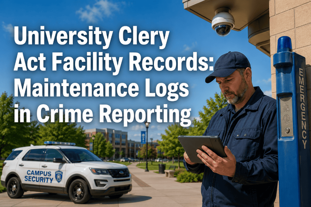 university-clery-act-facility-records-maintenance-logs-crime-reporting