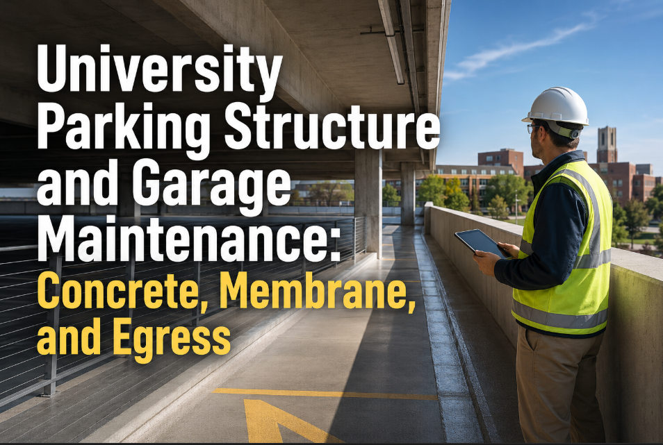 university-parking-structure-garage-maintenance-concrete-membrane