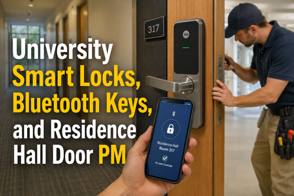 university-smart-locks-bluetooth-keys-residence-hall-door-pm