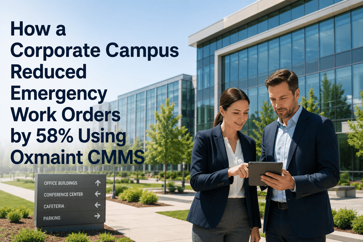 corporate-campus-emergency-work-orders-reduction-oxmaint
