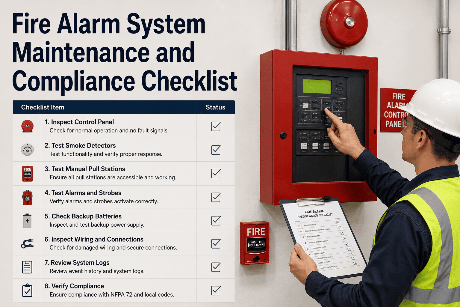 fire-alarm-system-maintenance-compliance-checklist
