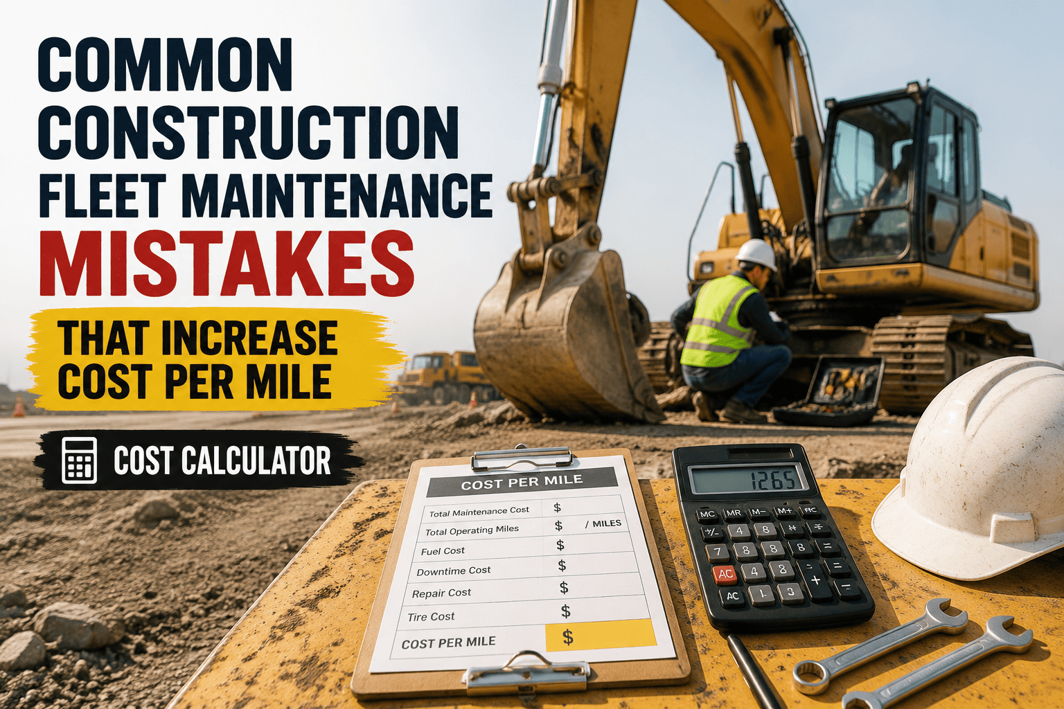 common-construction-fleet-maintenance-mistakes-that-increase-cost-per-mile-cost-calculator