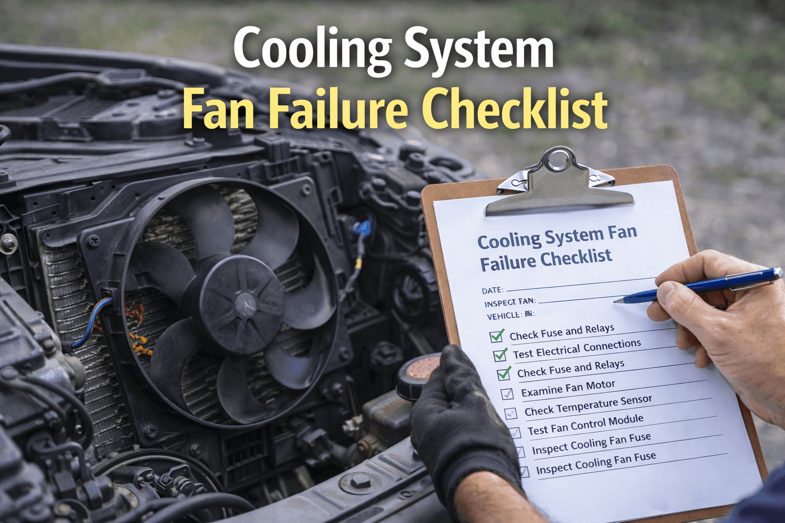 cooling-system-fan-failure-checklist