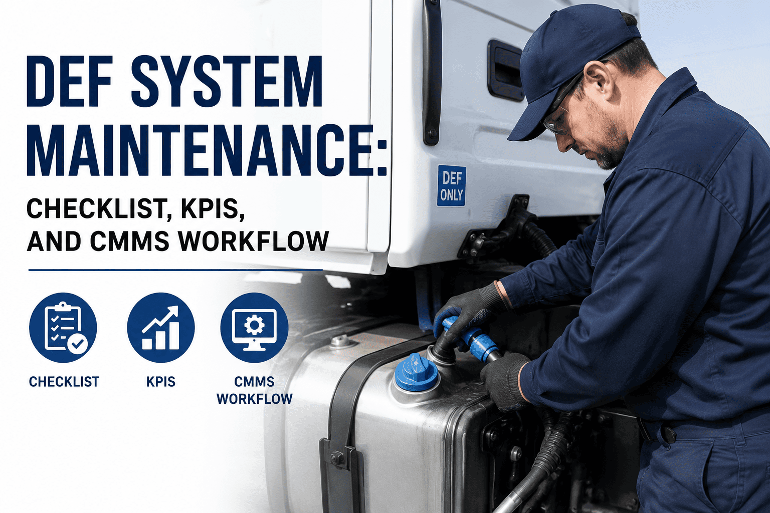 def-system-maintenance-checklist-kpis-and-cmms-workflow