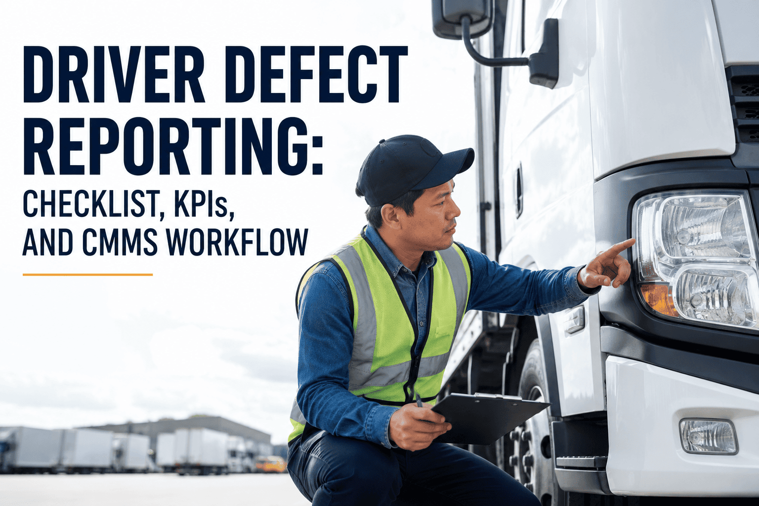 driver-defect-reporting-checklist-kpis-and-cmms-workflow