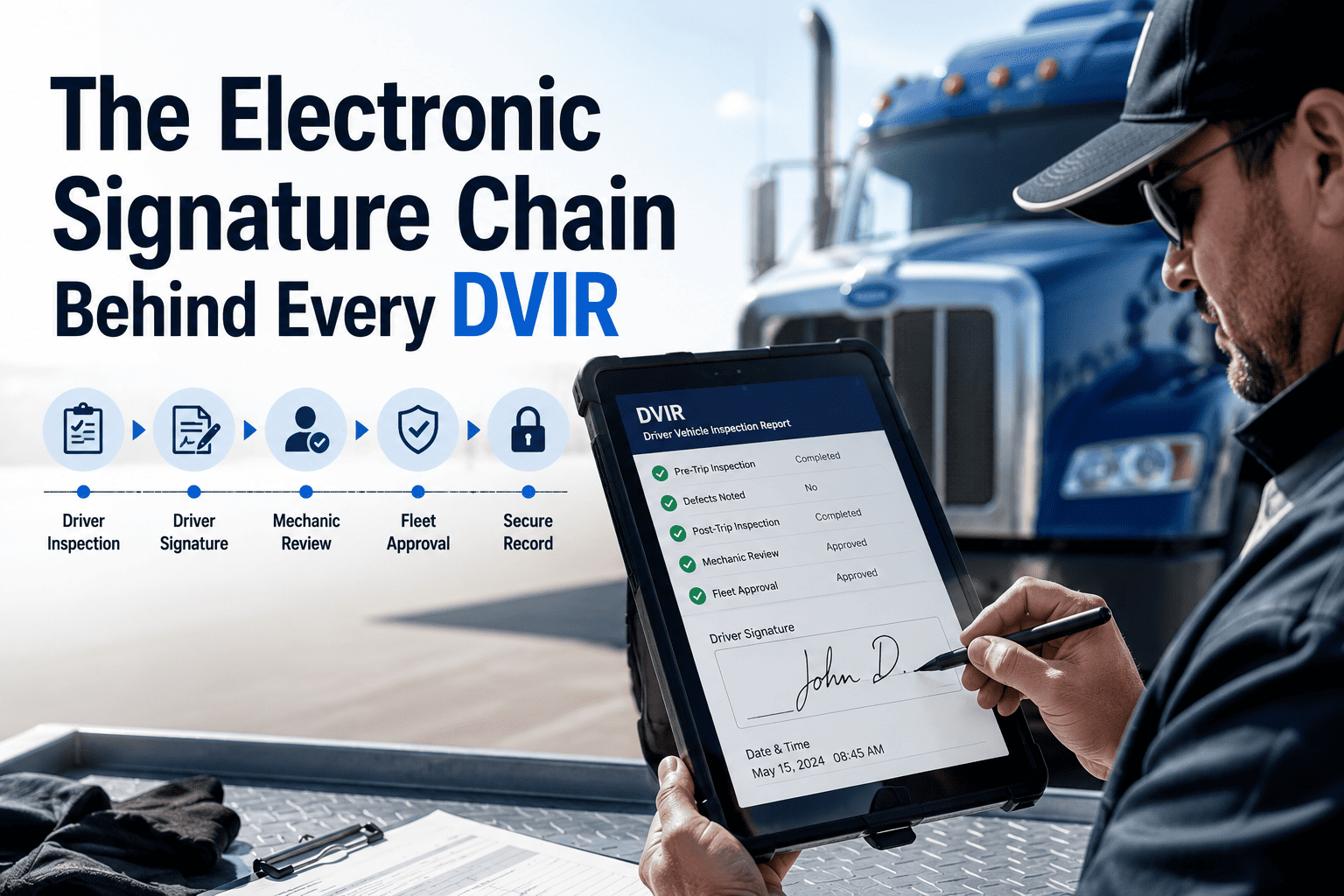 dvir-electronic-signature-certification-chain-fleet-guide