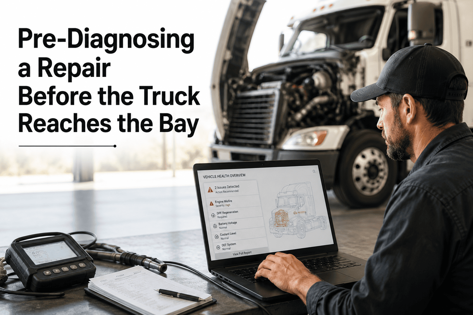 fault-code-pre-diagnosis-shop-prep-fleet-guide-2026