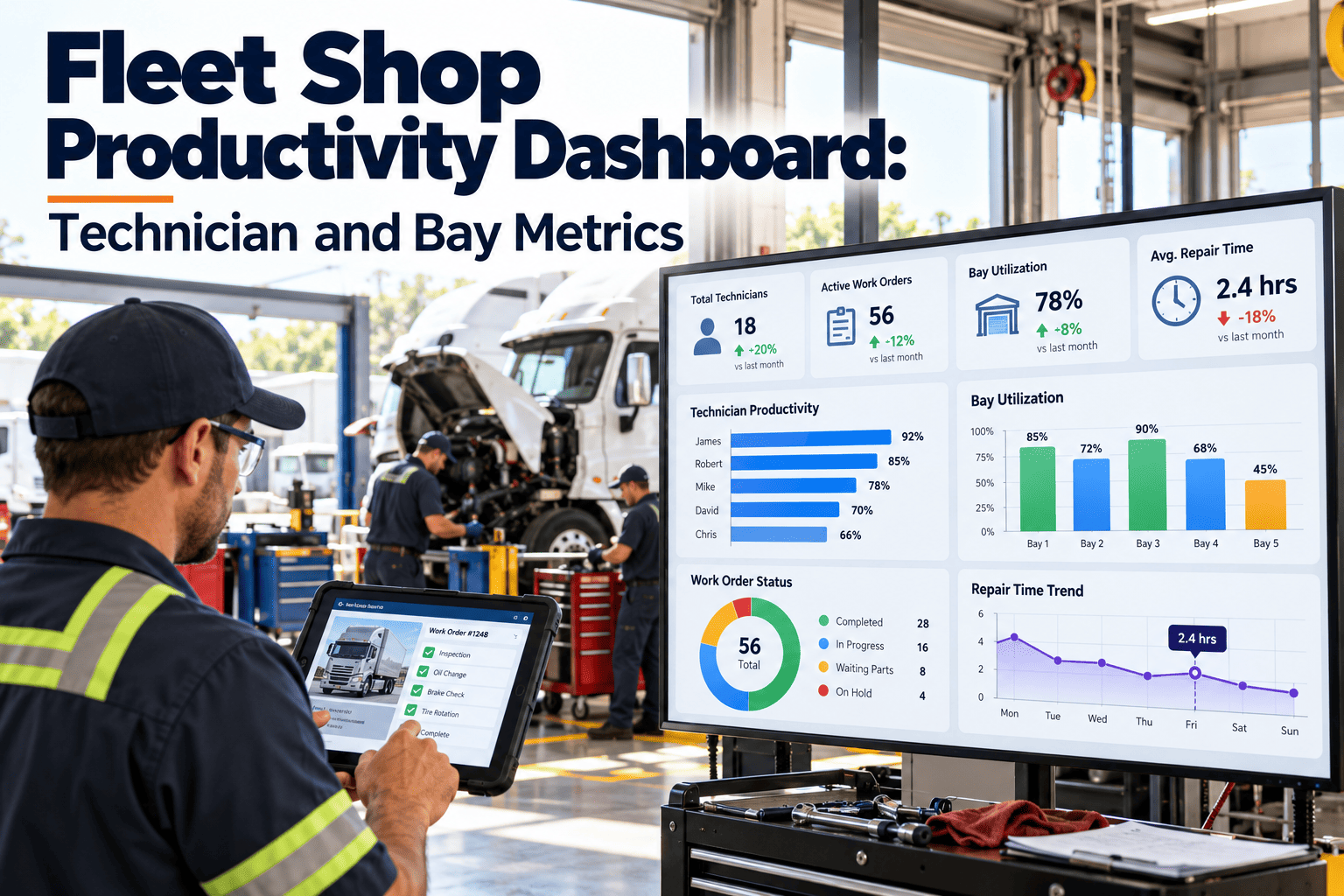 fleet-shop-productivity-dashboard-technician-and-bay-metrics