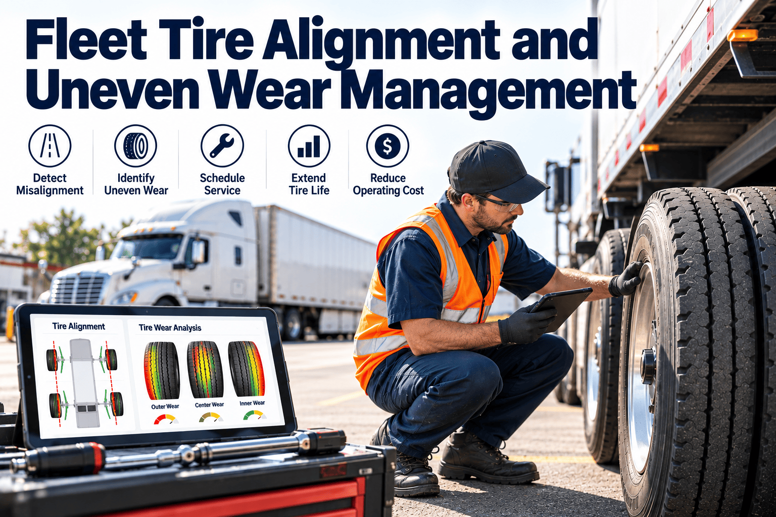 fleet-tire-alignment-and-uneven-wear-management