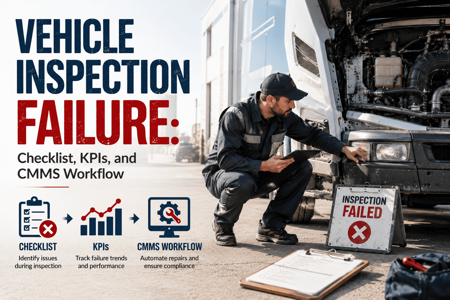 vehicle-inspection-failure-checklist-kpis-and-cmms-workflow